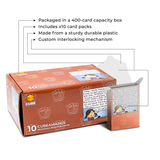 Cubeamajigs card packaging with features highlighted