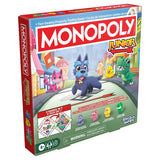 Monopoly Junior game box with colorful characters on a white background