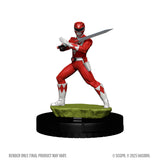 Red Power Ranger figure on a white background