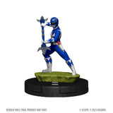 Blue Power Ranger figure on a white background