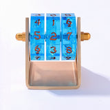 Hymgho Dice: Life Counter - Eldritch Dial Gaming Counter - Blue