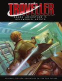 Cover of 'Traveller' science fiction adventure book with a character in a futuristic setting.