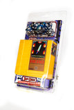 Dice set in packaging with a yellow box labeled 'Hero' on a white background