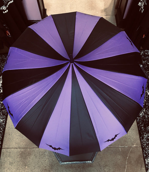 Witchwood Bags: Lavender Bat Umbrella