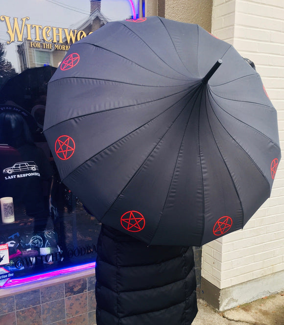 Witchwood Bags: Pentacles Umbrella