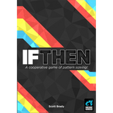 Game box for 'If Then' with colorful geometric design on a black background