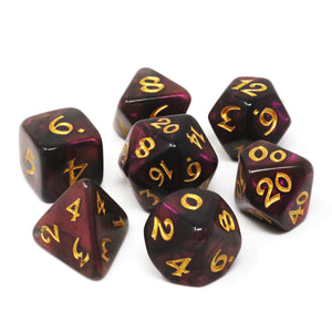 Die Hard Dice: Elessia Moonstone Inkswell with Gold (7)