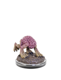 Statue of a brain creature on a white background