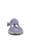 grey miniature on a white background