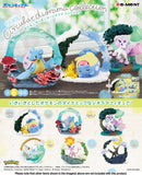 Pokémon Circular Diorama Collection with various figures on a wooden base.