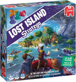 Lost Island Stratego board game box with colorful characters and island landscape
