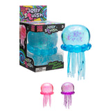 Jelly Squish toy with packaging and additional jellyfish toys on a white background