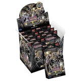Display of Yu-Gi-Oh! Dark World trading card packs on a white background