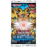 Konami Yu-Gi-Oh! trading card game pack featuring 'The Infinite Forbidden' on a white background.