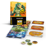 King of Tokyo board game expansion with cards and tokens on a white background