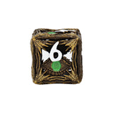 dice with a white number 6 on a white background