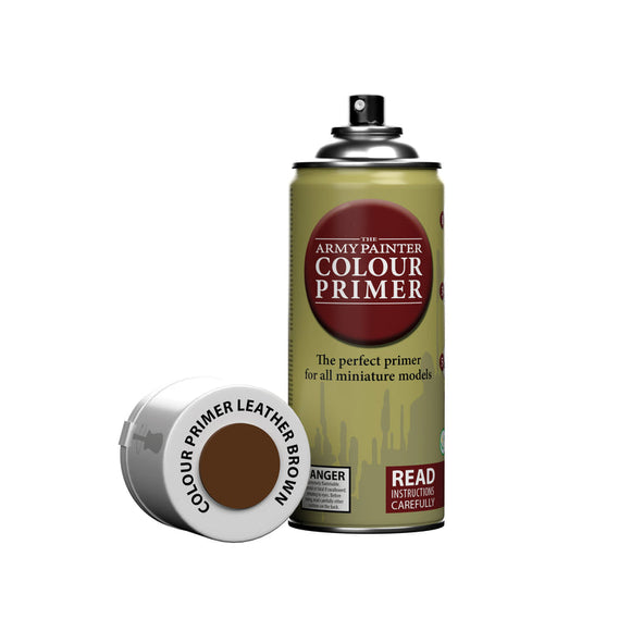 Army Painter Colour Primer: Leather Brown