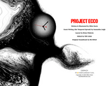 Book cover of 'Project Ecco' with a black and white abstract design and clock illustration.