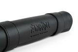 Black cylindrical product with 'Fayroll' branding on a white background