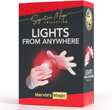 Marvin's Magic 'Lights from Anywhere' product packaging on a white background