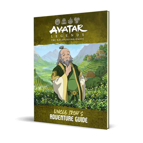 Book titled 'Uncle Iroh's Adventure Guide' from 'Avatar: The Legend of Korra' on a white background