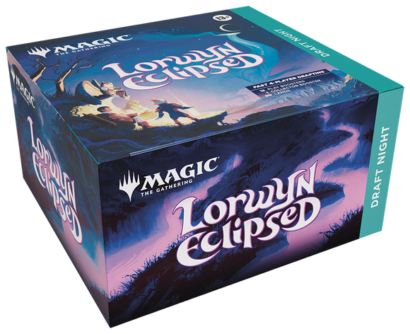 Board game box for 'Lorwyn Eclipsed' from 'Magic: The Gathering' on a white background