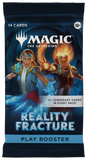 Card game booster pack featuring 'Magic: The Gathering' with two characters and promotional text.