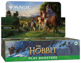 Two trading card game boxes, one for 'Magic: The Gathering' and another for 'The Hobbit', on a white background.