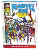 Marvel Age comic book gift bundle with superhero characters on the cover