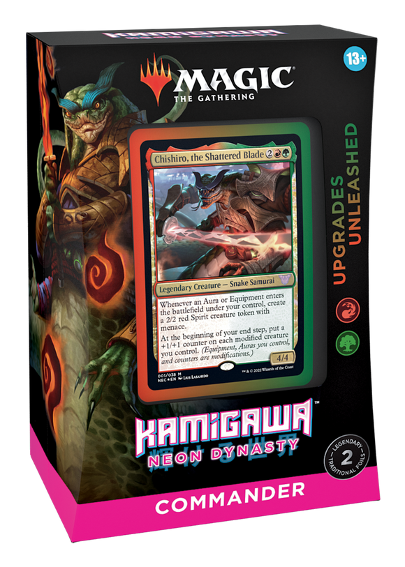 Magic: the Gathering - Kamigawa: Neon Dynasty Commander Deck - Upgraded Unleashed