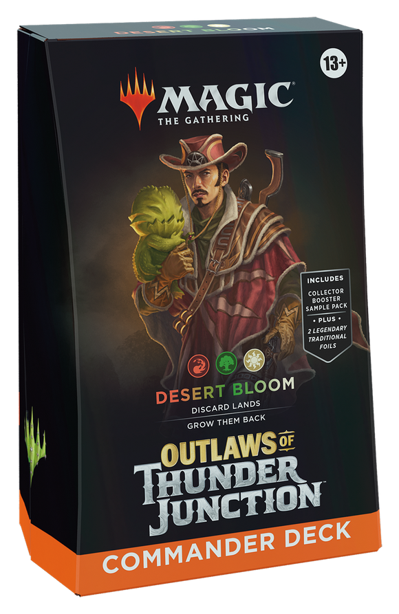 Magic: the Gathering - Outlaws of Thunder Junction Commander Deck  - Desert Bloom