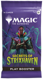 MAGIC: THE GATHERING Secrets of Strixhaven play booster pack with character illustration on purple background