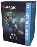 Magic the Gathering Eerie Go-Card Theme Deck packaging with a character in futuristic gear.