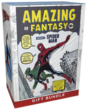 Spider-Man comic book gift bundle packaging with superhero artwork
