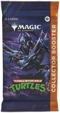 Trading card game booster pack featuring 'Magic: The Gathering' and 'Teenage Mutant Ninja Turtles' collaboration.