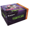 Trading card game box featuring Teenage Mutant Ninja Turtles and Magic: The Gathering logos.