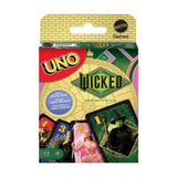 UNO Wicked themed card game packaging with Mattel branding