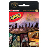 UNO card game packaging featuring 'The Lord of the Rings' theme