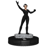 Black superhero figure on a white background