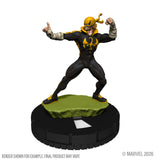 Marvel superhero figurine on a green base with a white background