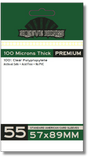 Card sleeves packaging with brand name and specifications