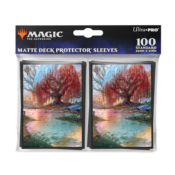 Magic: the Gathering: The Gathering Bloomburrow - Bloomburrow Season Lands: Three Tree City (Summer) Protector Sleeves (100ct)