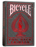 Bicycle Metalluxe Red Foil Back Playing Cards