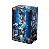 Blokees Capcom Champion Club Smoothie Mega Build toy box featuring a blue and black character design on a white background.