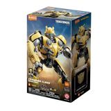 Blokees Transformers Class Champion Bumble toy box, featuring a yellow and black robot design on the packaging against a white background.