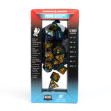 D&D: Adventure Dice Set - Monk Blue/Gold