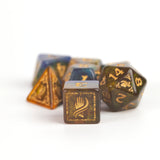 D&D: Adventure Dice Set - Monk Blue/Gold