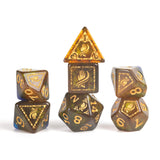 D&D: Adventure Dice Set - Monk Blue/Gold