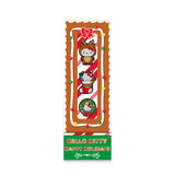 Set of Hello Kitty Christmas-themed bookmarks in a decorative box on a white background