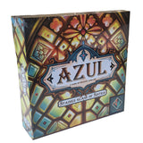 Board game box for 'Azul: Stained Glass of Sintra' with colorful design